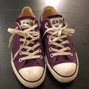 Purple Converse All Stars size 7